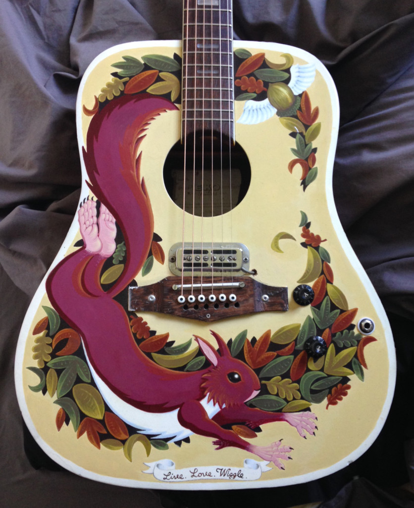 Squirrel-guitar